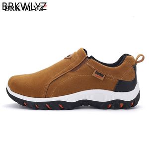 Dress Shoes Mens Walking Shoes SlipOn Comfortable Antislip Sneakers Footwear Breathable Big Size 3948 230220