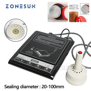 Zonesun Hand Hold Sealing Machine Electromagnetic Induction Sealer Glass PET PPボトルマイクロコンピューターアルミホイルキャッパー