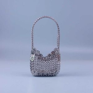 Ny koreansk Silver Sequin Handv￤ska med h￶gkvalitativa DIY kvinnors casual wear sommaren 230220