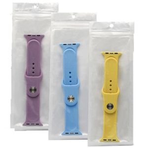 6x22cm Self Seal Zipper lock Bag With Hang Hold Watch Band Necklace Dustproof Packaging Display Storage Resealable