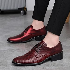 Ubierz buty Cimim marka Włosze formalne biznesmeni Business Casual Leather Wygodne biuro luksus