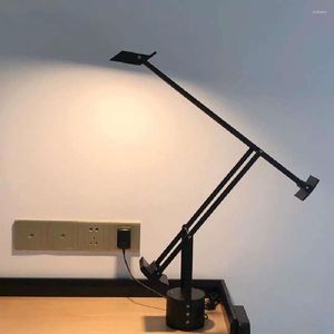 Bordslampor Nordic Freate Balance Lamp Artemide Diminable LED -ljus för sovrumsdekoration bredvid vardagsrumsstudie skrivbord