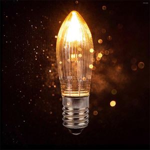 10pcs E10 Led Replacement Lamp Bulb Candle Light Bulbs For Chains 10 V-55 V Ac Bathroom Home Decoration F4k0