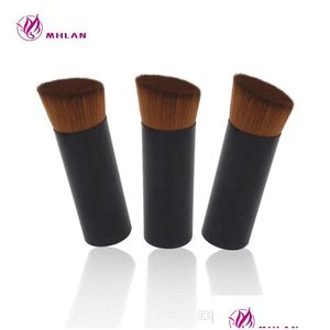 Makeup Brushes Perfect Mini Foundation Brush Professional Wool Fiber Face Tool Portable Bb Cream Drop Delivery Health Beauty Tools A Dhloz