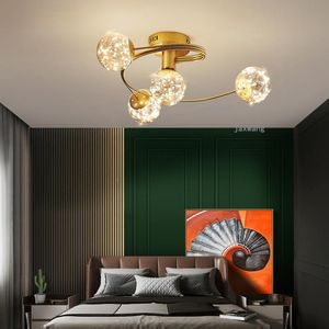 Ceiling Lights Luxury LED Glass Nordic Decor Indoor Lamp Lighting Modern Creative Simple Kitchen Fixtures