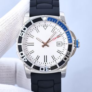 Mens Watch Automatic Mechanical Movement 41mm Fashion Business Fabric Rubber Designer Watches Montre
