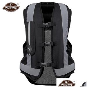 سترة ملابس نارية CE Certification Safty Life Vest Air Bag Moto Aircbag Motocross Drop Droplists Happiles Motorcycles Accessorie DHKK7