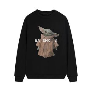 Mens Sweatshirts Tasarımcı B Mektup Baskı Kısa Kollu Moda Sıradan Saf Pamuk Sokak Tatil Severler Aynı Giyim