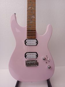 Guitarra eléctrica profesional personalizada, cuerpo de guitarra acústica de caoba, cuello de xilófono de rosa, guitarra eléctrica de alta calidad personalizada