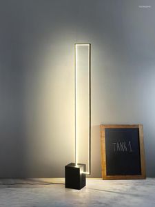 Golvlampor designer ljus vardagsrum sovrum minimalistisk studiekontor stående lampa