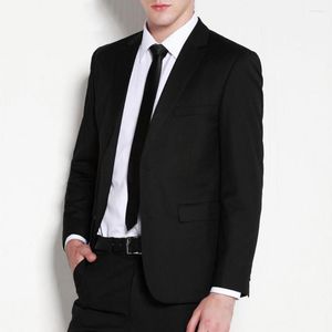 Men's Suits Suit Coat Fine Sewing Warm 3D Cutting Spring Autumn Solid Color Jacket