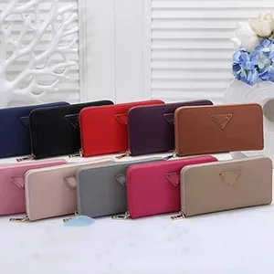 Multicolor Letter Money Clips Fashion Simple Women's Long Zero Wallet Cross Pattern