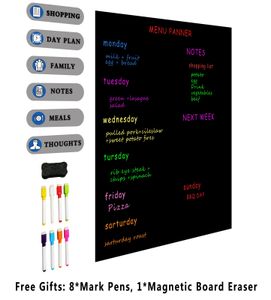 Beyaz tahtalar Manyetik A3 Planlayıcı Tahtası Mutfak Buzdolabı Büyük Takvim Organizatör Not Defteri Haftalık Beyaz Tahta Bakkal Listesi 230217
