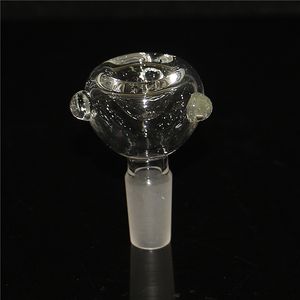 3 tipos de acessórios de cachimbo de folga tigela de fumantes de vidro de 14 mm 10mm machos com alça para a colheita de bergs de cinzas de cinzas de cinzas