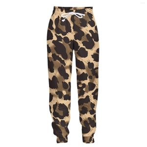 Men's Pants Jumeast Jogger Casual Sweatpants Baggy Mens Leopard Print Pattern Straight For Men Streetwear Y2K Tracksuit Trousers