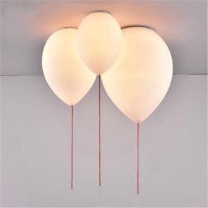 Luzes de teto, quarto infantil luz fofa luz simples e moderna lâmpada de balão viva o quarto quente