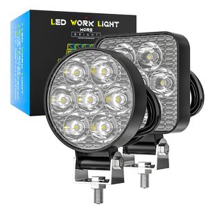 21W 7 LED LED LID MINI LED CAR FROK FOG LIGHTLISTS 12V 24V TRACK SUV 4X4 4WD ENGINERINGERINGERESINGERS OFF-ROAD LED