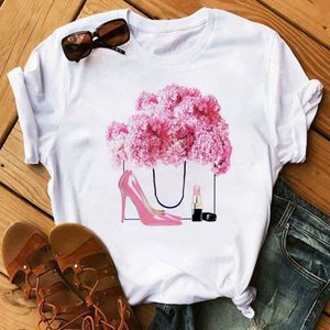 T-shirt da donna T-shirt con stampa grafica a maniche corte Y2K Crop Top Abiti estetici vintage sexy Emo Baby Tee Shirts