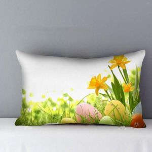 Pillow Pillowcase Cover Living Easter Decorates Sofa Room Pattern Decorative Pillows 24 X