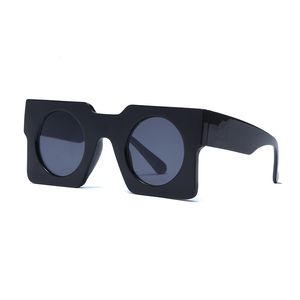 Óculos de Sol Quadrados com Lente Redonda Homens Mulheres Óculos de Condução Designers Óculos de Sol da Moda Óculos de Proteção Ao Ar Livre