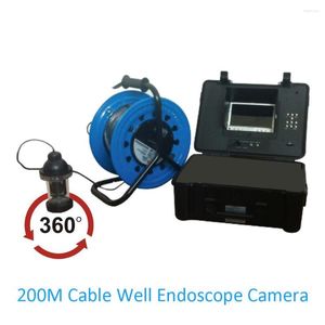 Deep Water Pipe System Endoscope Underwater Mapping Sea Fishing Camera 360 Degree Industrial Inspection Infrared LED Well Swear
