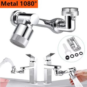 Other Faucets Showers Accs Metal Copper 1440° Rotation Faucet Aerator Extender Anti Splash Filter Bubbler Nozzle Kitchen Saving Water Sprayer 230221