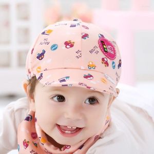 帽子ベイビーキッドボーイガール幼児幼児帽子リトルカー野球ベレーキャップピンク