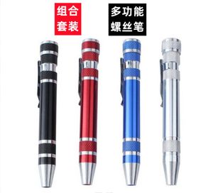 Smoking pipe Multi-purpose screwdriver, aluminum alloy removal pen, tool, slotted head screw wholesale