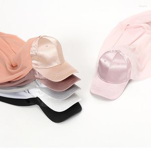 Ropa étnica Hijabs sombrero mujer turbante moda viento traje bufanda Color sólido perla y satén gorra de béisbol América venta pañuelo para la cabeza