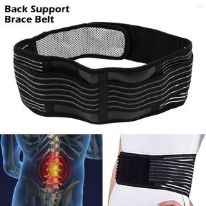 Midjestöd Strap Posture Corrector Självvärme Pad Brace Belt Protector Magnetic Back Tourmaline