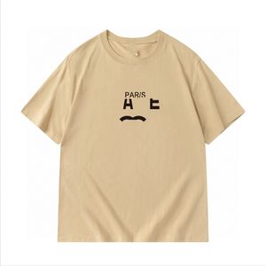 メンズTシャツファッションメンズTシャツ2023チャンネル新しいコットンソフトアンチリンクルレトロ装飾印刷文字カジュアル学生愛好家半袖07-015