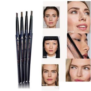 Eyebrow Enhancers Beauty Glazed Pencil Waterproof Natural Super Slim Long Lasting Pen Tatoo Makeup Cosmetic Drop Delivery Health Eyes Dh35J