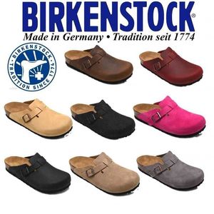 Slippers Factory Designer Birkinstocks slippers boken Baotou Women's Shoes Men Whare Boken Bokn Boston Corke Semi-De-d7LF