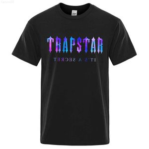 Men's T-Shirts Trapstar London Nebula Printed TShirts Men Casual Breathable Brand Cotton Streetwear Summer Soft Short Sleeve Oversized Tshirt Z0221