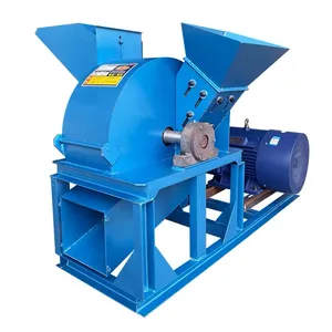 Large Wood Crusher Orchard Tree Branch Log Crusher Movable Sawdust Machine