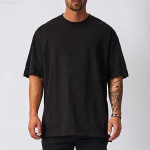 Men's T-Shirts Men T Shirt Cotton Black Oversized Solid Color Tshirt White Blank Big Size Women Vintage TShirts Men's Clothes Free Shipping Z0221