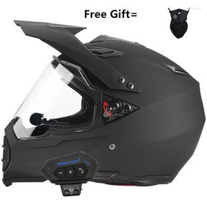 Motorcycle Helmets Bluetooth Helmet Intercom Wireless Hands-free Telephone Call Kit Stereo Anti-interference Interphone Music Player