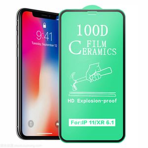 100D Anti Broken Full Glue Screen Protector 9H Nano Ceramic Coating Ceramics Film för Samsung A42 5G A32 A52 A21 A11 A81 A71 A51 A70 A20 A30 A10S A02S A01 M01 F12 F22 F622