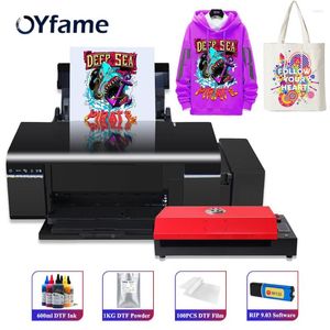 Impressora OYfame A4 DTF Impresora L805 Transferência Para Roupas Jeans Moletons Imprimir T Shirt Máquina de Impressão