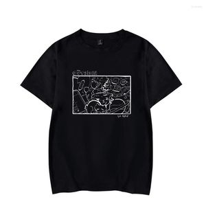 Erkek T Shirt Lyn Lapid Outsider Doodle Gömlek Kadın Erkek Crewneck Kısa Kollu Tee Casual Streetwear Yaz Üstleri