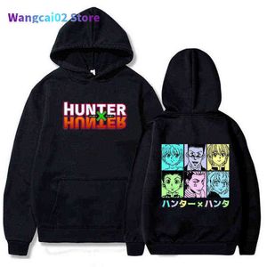 Fashion Hunter x Hunter Killua Leorio Kurapika Gon Hito Hoodies Suplelover Sweatshirt Men Men Hip Hop Pullover 022123h