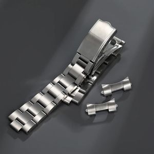 Watch Bands 18mm 19mm Oyster Solid Stainless Steel Bracelet Strap Fit For 5271k