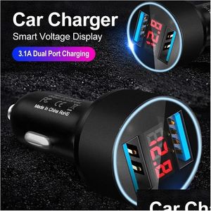 Carregador de carro 3.1a para cigarro Adaptador de tens￣o USB do isbt￡go