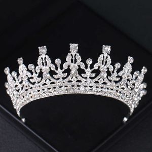 Tiaras color prateado cristal tiaras e coroas shinestone princesa rainha baile coroa tiara diadema no casamento acessórios para cabelo jóias z0220