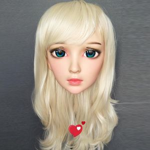 Party Masks (YA-01) Gurglelove Female Sweet Girl Harts Half Head Kigurumi BJD Mask Cosplay Japanese Anime Role Lolita Crossdress Doll