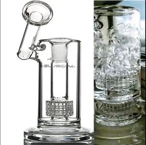 Bong in vetro Mobius Narghilè matrice Perc 18mm Ciotola in vetro Bong per acqua Fumo Pipa per acqua in vetro Dab rigs