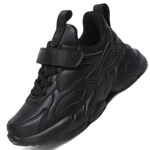 Sneakers läder andas barn sneakers höstnät barn baby sportskor svart vit småbarn flickor pojkar avslappnad 230220