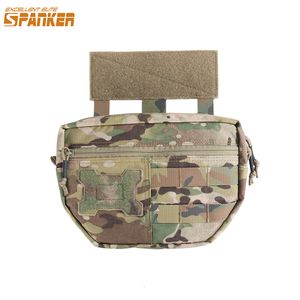 Outdoor Bags EXCELLENT ELITE SPANKER Tactical Vest Hanging Bag Multi-Functional EDC Pouch Molle System Package Accessory 230221