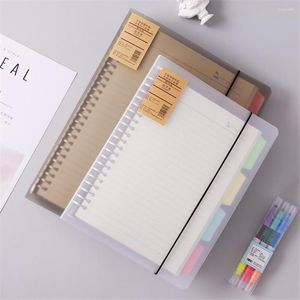 Coil Detachable Loose Leaf Simple Notebook And Journal Student Study Plan The Business Meeting Record Book School Accessories