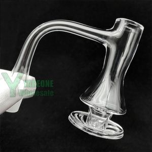 XXL Terp Slurper Full Weld Beveled Edge Quartz Banger with a Slim Waist 10mm 14mm 18mm Male 20mmOD for Bong Dab Rigs Water Pipes YAREONE Wholesale